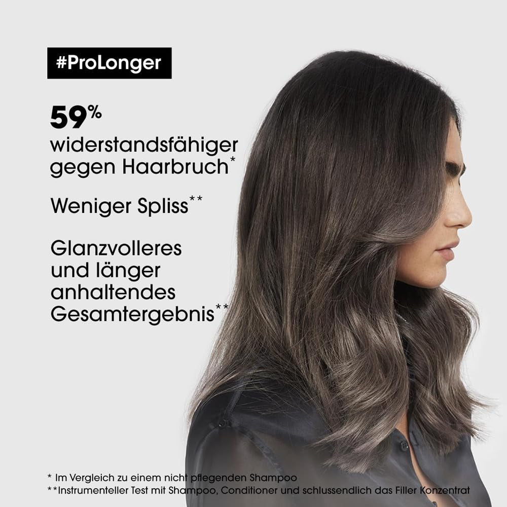 L'Oréal Professionnel Masque Fortifiant Capillaire pour Cheveux Longs et Fins avec Filler A-100 et Acides Aminés, Série Expert, Pro Longer Mask Hair Mask Naty Shop
