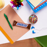 Barre de chocolat Snickers, cacahuètes et caramel, paquet de 5 barres | Snack-foot | (1x5x50g)