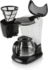 Cafetière Tristar 1,25 L – Pour 10 à 12 tasses, convient également pour le camping, CM-1245, Noir