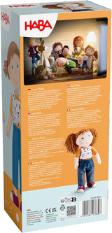 Poupée HABA Malou - Poupée douce de 30 cm de haut pour jouer et câliner - Matières douces et lavables - Alternative idéale aux poupées en peluche - Convient aux enfants à partir de 1 an et demi - 2010818001