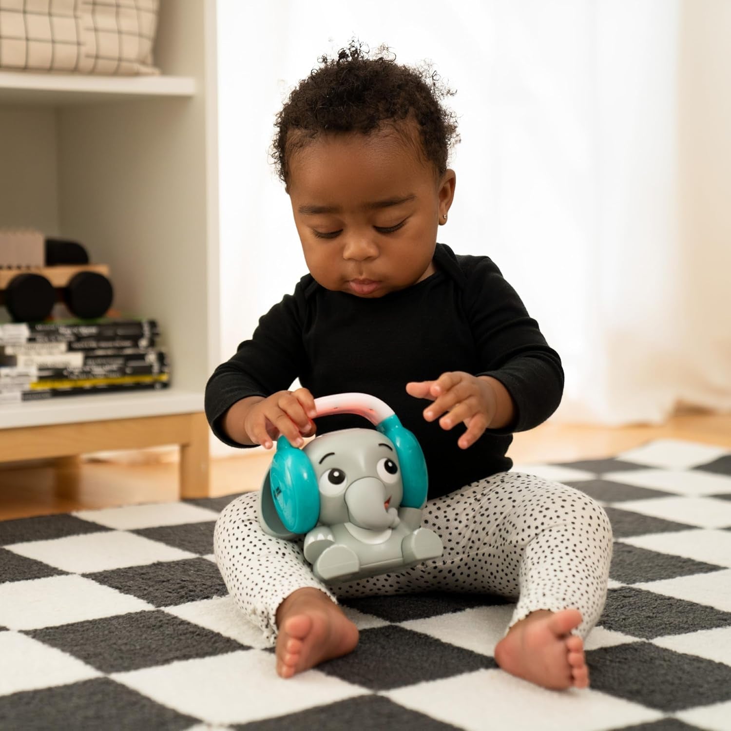 Machine à son Bluetooth Baby Einstein Earl l'éléphant, système musical + veilleuse, jouets bébé à tout-petit Bebe Naty Shop