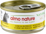 Almo Nature HFC Nourriture humide naturelle pour chat - cuisses de poulet, paquet de 24 (24 x 70g)