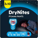 Couches de nuit HUGGIES Drynites, pour garçons 4-7 ans (17-30 kg), 30 pièces Naty Shop 30 pièces 3 - 5 ans (16 - 23 Kg)