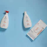Bionike Triderm Baby Lingettes humides pour peaux sèches et sensibles Effet apaisant et raffermissant Protège et hydrate 72 lingettes