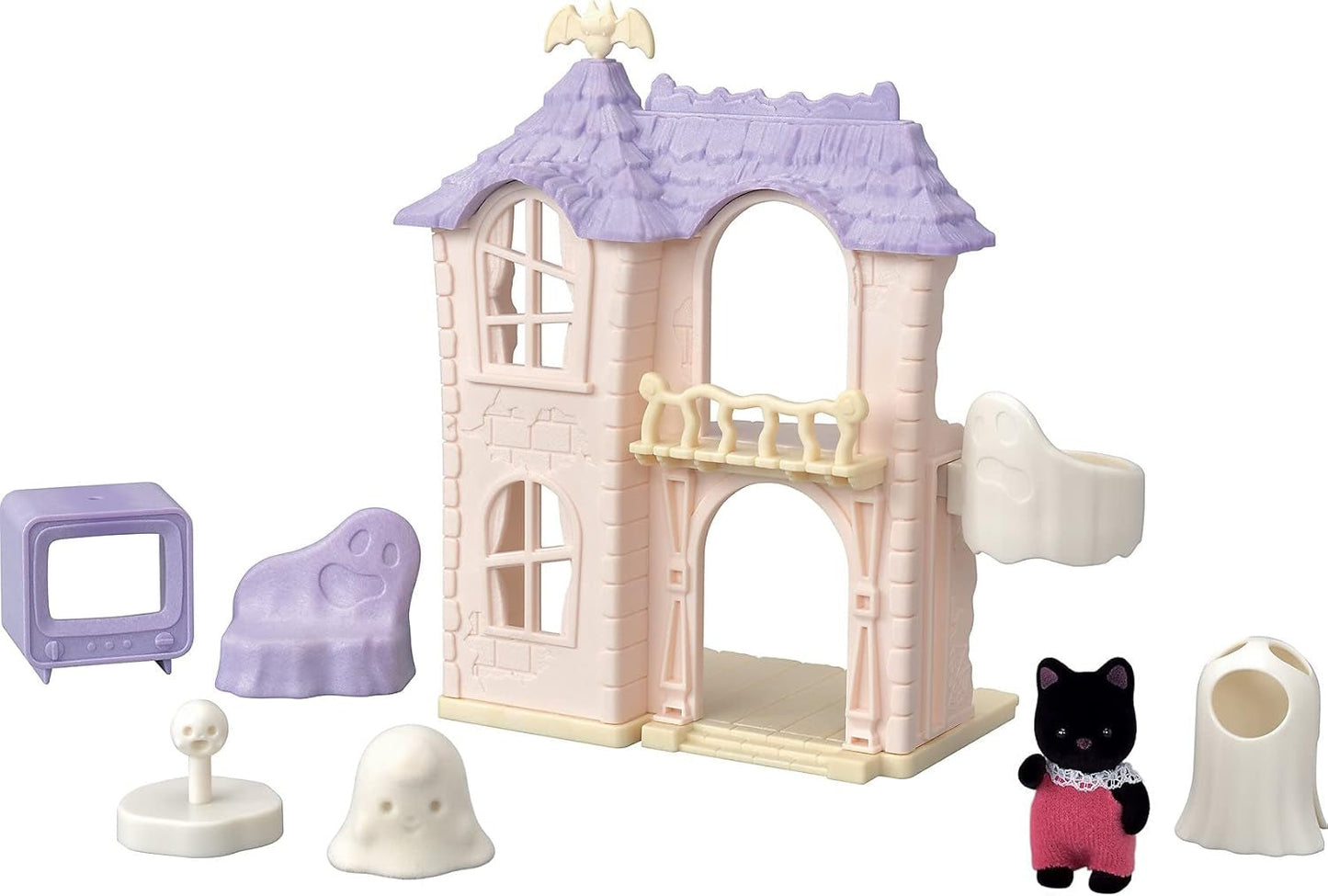 Sylvanian Families 5542 Maison hantée effrayante - Ensemble de jeu pour maison de poupée