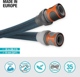 Gardena Liano Xtreme 3/4", Set 30m : Tuyau d'arrosage textile extrêmement robuste avec tuyau intérieur en PVC, léger, résistant aux intempéries (18484-20), Multicolore