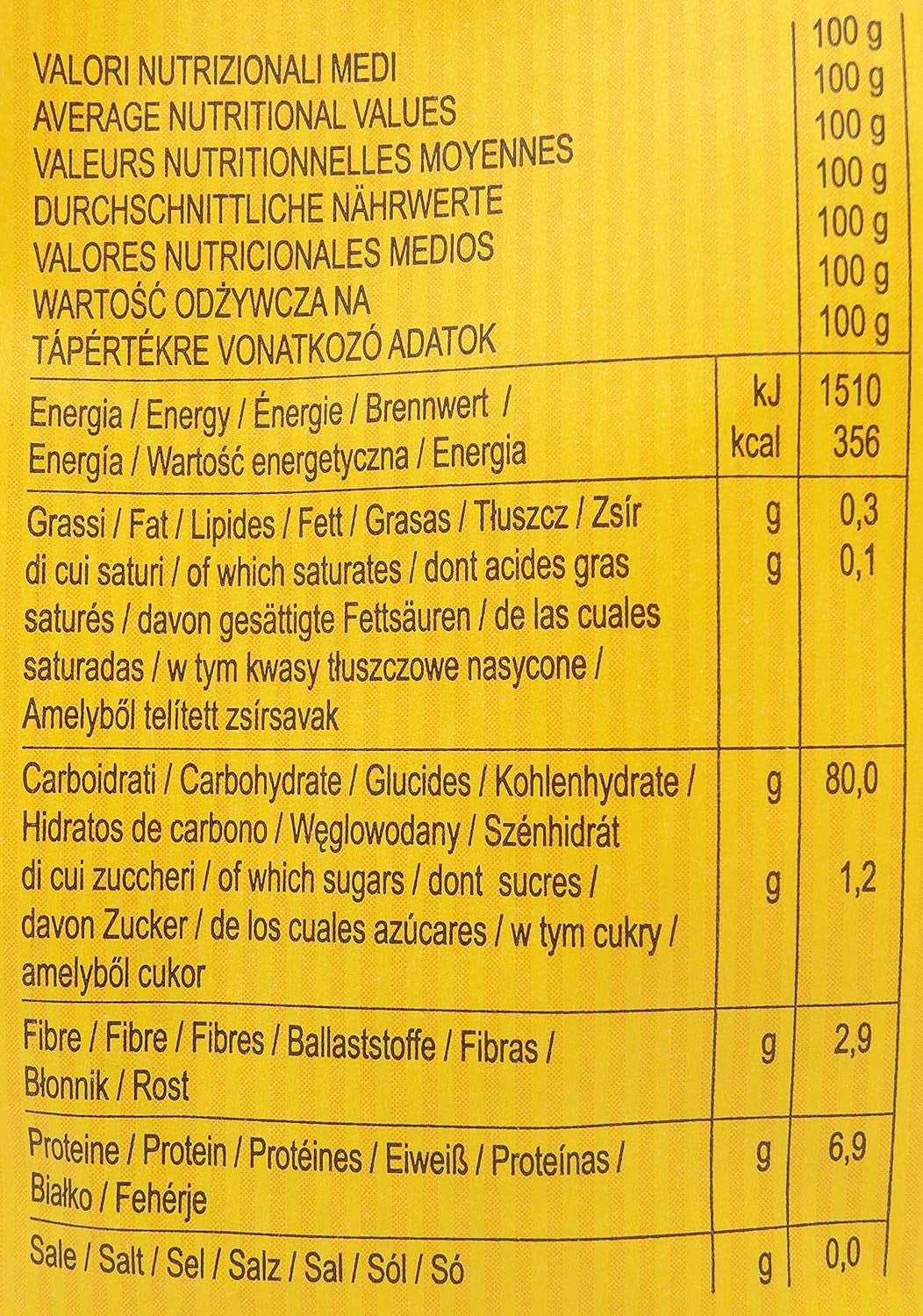 Pâtes penne sans gluten au maïs et riz, 400g