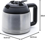 SYBF-CM025 Cafetière chaude, acier inoxydable, 1,2 litres, acier inoxydable