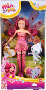 Simba 109483042 Poupée à habiller Mia and Me, Phuddle avec Trumptus, elfe avec ailes et jambes mobiles, 6X pinces à cheveux, 2X bracelet, à partir de 3 ans, multicolore, 23 cm Naty Shop Dolls