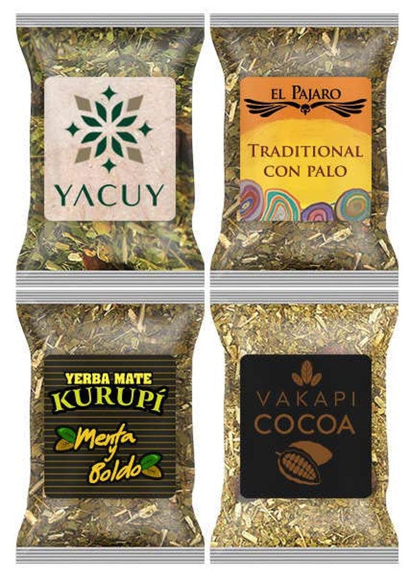 Service à Thé Yerba Mate ● Thé Mate Mangue Tropicales 500G ● Service à Thé Mate 4X25G ● Thé Mate aux Fruits ● Thé Yerba Mate à la Mangue, Ananas, Citron