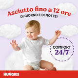 Couches Huggies Ultra Comfort, taille 4 (9-14 kg), paquet de 72 couches