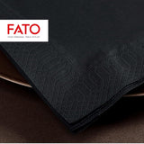 - Serviettes en papier jetables, idéales pour l'apéritif et les cocktails, paquet de 100 serviettes, format 24X24, 4 plis, 2 épaisseurs, coloris noir, papier 100% pure cellulose, certifié Fsc