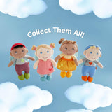 HABA Guardian Angel Lore - Poupée textile moelleuse (15 cm), cadeau de bienvenue parfait pour les bébés et les jeunes enfants - Lavable à 30 °C - 2011870001
