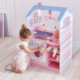 Olivia's Little World Teamson Kids Poupées en bois, 45 cm, double face, pour enfants TD-11460W