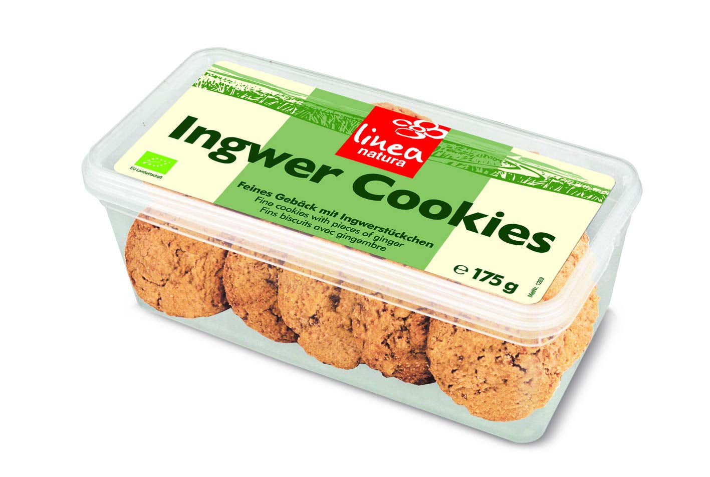 Biscuits au gingembre bio, paquet de 6 (6 x 175 g)