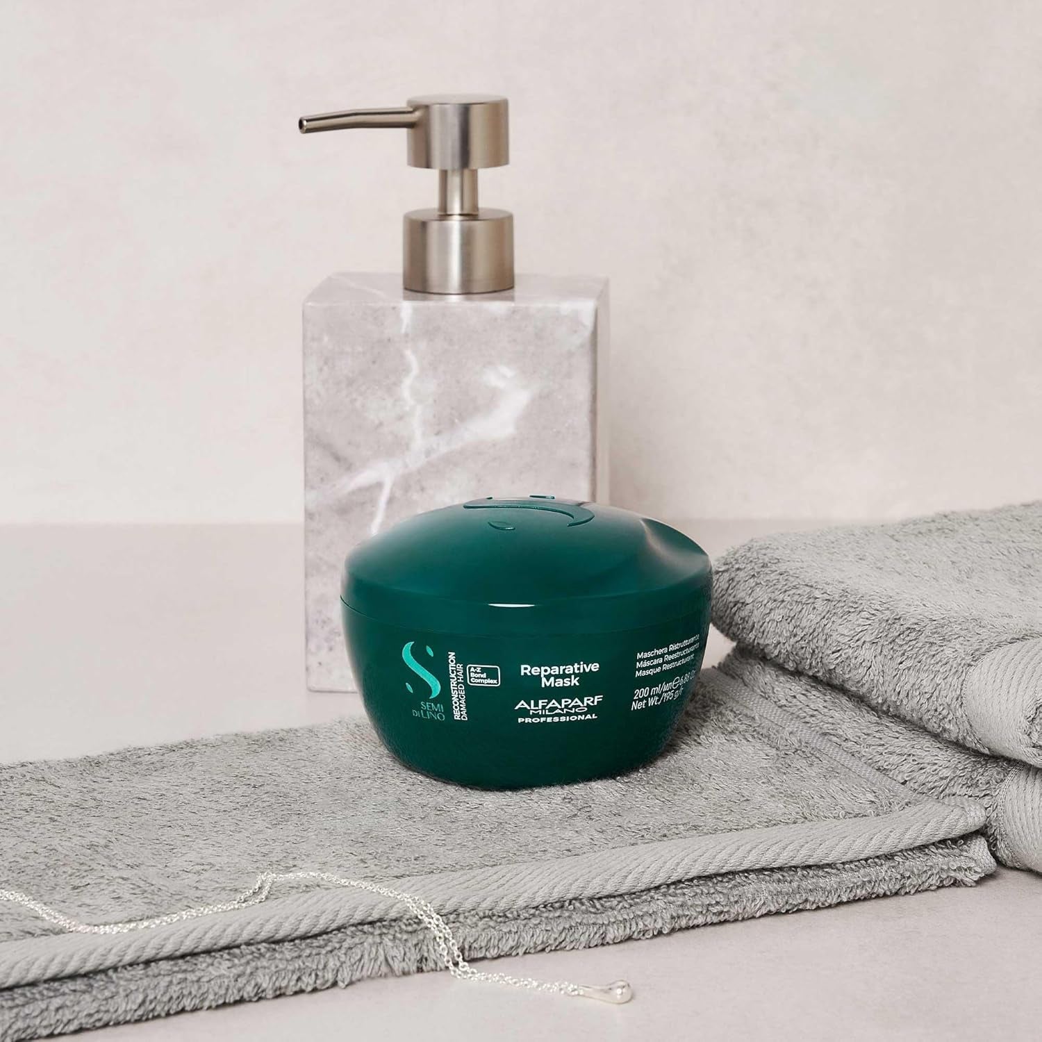 Masque capillaire Alfaparf Milano Semi DI Lino, 500 ml Naty Shop masque capillaire