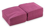 Ser22206772 Lampe à suspension Coktail, serviette, 20 x 20, 2 épaisseurs, pli 1/4, 100 serviettes à bord simple, rouge