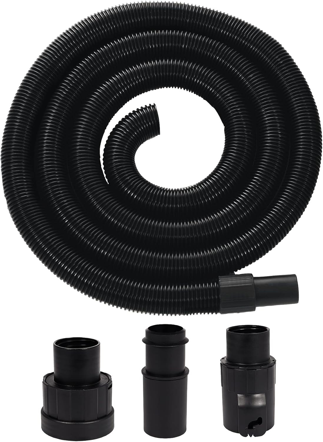 Tuyau d'aspiration d'origine Einhell pour aspirateurs eau/poussière (longueur 3 m, avec adaptateur de raccordement pour tous les aspirateurs eau/poussière Einhell, en plastique dur)