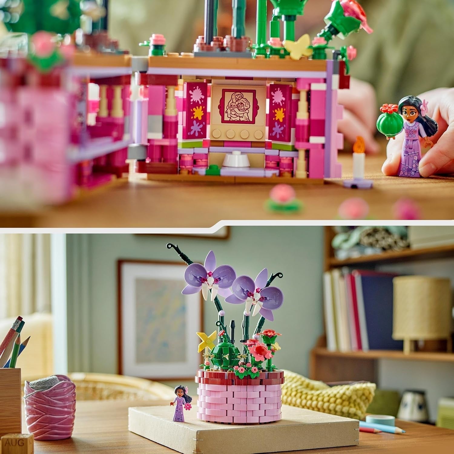 LEGO Ç€ Disney Encanto Le pot de fleurs d'Isabella, jeu de construction pour enfants orchidée, jeu de construction décoratif avec mini-poupée personnage de film, idée cadeau pour filles et garçons à partir de 9 ans 43237 Jeux de construction Beuche den LEGO-Store