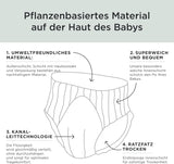 Kit & Kin Premium Eco Couches, taille 4 (9-16 kg), 132 couches, à base de plantes et hypoallergéniques, protection fiable contre les fuites, végétaliennes et sans cruauté envers les animaux
