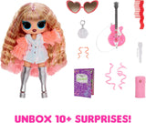 Mdr Surprise ! Tweens Neon Pop Stars - Thea Stars - 1 poupée mannequin avec des surprises rétroéclairées et plus de 10 vêtements et accessoires Pop Star, dont sa guitare rose vif, cadeau pour les enfants à partir de 4 ans