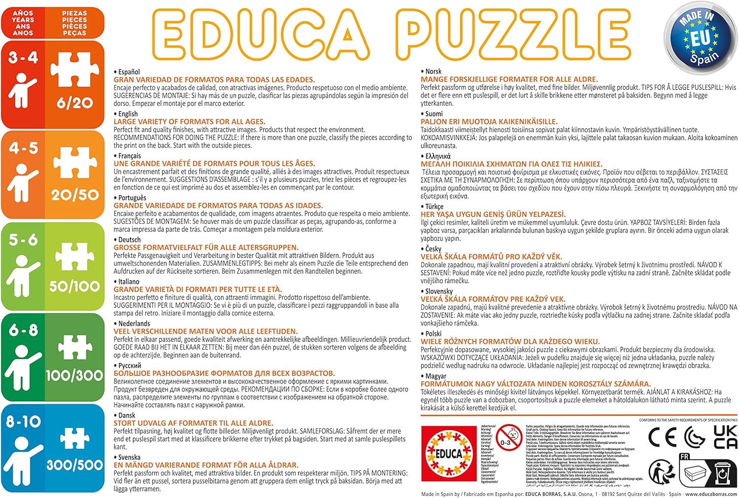 Educa - Casse-tête 200 pièces | Disney Parade, puzzle 200 pièces pour les enfants à partir de 6 ans, Disney World (13289) Puzzle Naty Shop