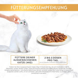 Gourmet Gold Délicatesse en Sauce Boeuf et Poulet Nourriture Humide pour Chats, Paquet de 12 (12 x 85g)
