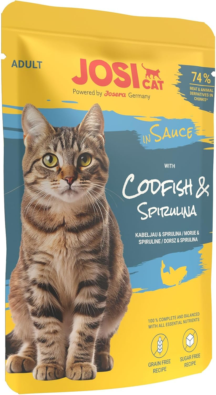 Multipack Sélection Mixte en Sauce (12 x 85 g) | Adulte | Nourriture humide premium en sauce pour chats trop grands Multipack myth 4 Sorten | Ohne Konservierungsmittel | paquet de 12