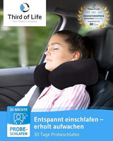 Lot de 2 taies d'oreiller noires parfaites pour les oreillers cervicaux ANDAR Coton maco (double jersey) Pas de repassage et séchage en machine Lot de 2 taies d'oreiller zippées Certifié Oeko-Tex Oreillers orthopédiques cervicaux Naty Shop