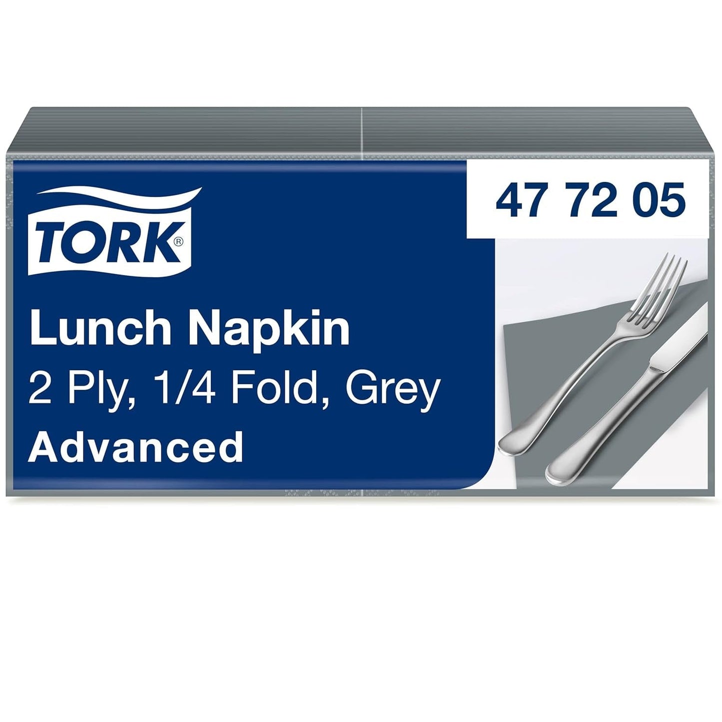 Tork 477840 Serviettes à déjeuner citron vert / Serviettes 2 épaisseurs pour petits repas ou collations / Qualité avancée / 10 X 200 (2000) Serviettes en papier / 32,6 X 33 cm (L X L) / 1/4 plié
