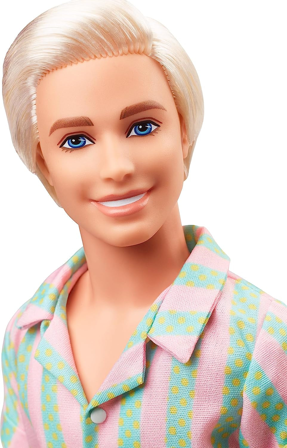 Barbie le film - Poupée fans de films, poupée Ken, poupée de collection avec planche de surf et baskets, corps mobile, cheveux blond platine, convient comme cadeau pour les enfants de 3 ans, HPJ97 Naty Shop Dolls