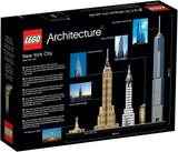 Ensemble LEGO Architecture New York City, kit de modèle Skyline avec World Trade Center et Statue de la Liberté, artisanat pour adultes, décorations de maison et de bureau, cadeaux pour femmes et hommes 21028 Ensembles de construction Besuche den LEGO-Store