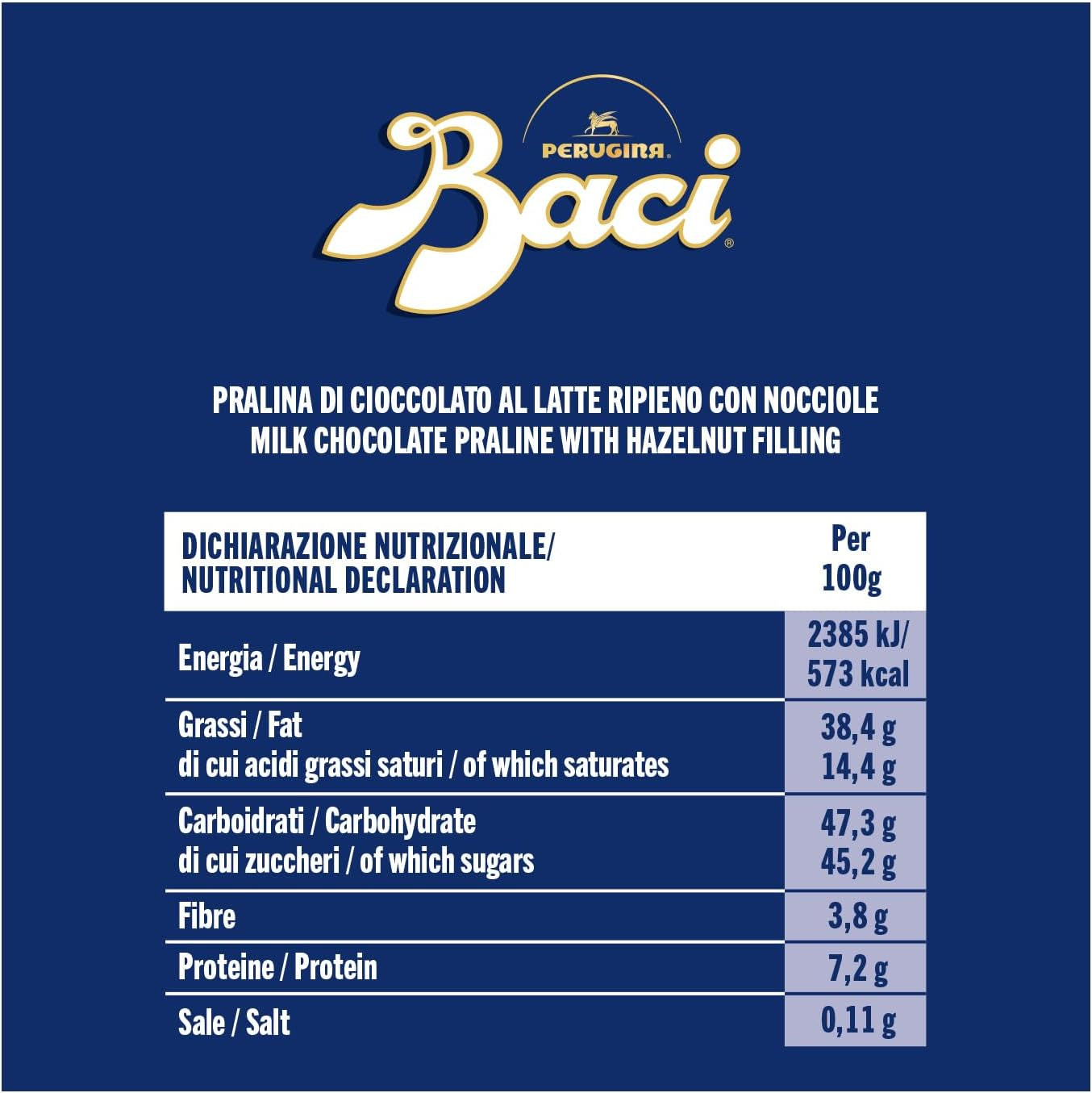 Chocolats fourrés au chocolat au lait et noisettes, boîte 200g