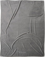 TOM TAILOR Couverture Wellsoft, 150X200 Cm, 100% Polyester/ Wellsoft, brodée avec logo, WELLSOFT BLANKET Orange (Warm Coral) Couvertures et couettes Naty Shop Gris 150X200 Cm