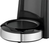 Machine à expresso WMF Bueno avec carafe en verre, café filtre, 10 tasses, bouton marche/arrêt, système anti-goutte, filtre oscillant, arrêt automatique, plaque chauffante, 1000 W