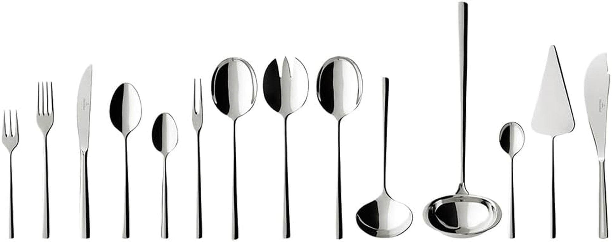 Villeroy & Boch Villeroy Et Boch Piémont Couverts jusqu'à 12 personnes, 70 pièces, acier inoxydable Cuisine Naty Shop