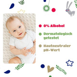 Lingettes humides Kindii Natural Balance pour bébés – (1 x 60 pcs.) Lingettes humides pour bébés et enfants – Protectrices, Aloe Vera, Parfum délicat – 60 pcs.