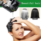 Coloration instantanée des cheveux Shampooing colorant pour cheveux noirs dure 30 jours Ingrédients naturels Naty Shop Hair Dye