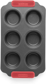 Lékué Muffin-Backform, Antihaftbeschichte, Metall, 6 Mulden Moules et plaques à pâtisserie Naty Shop