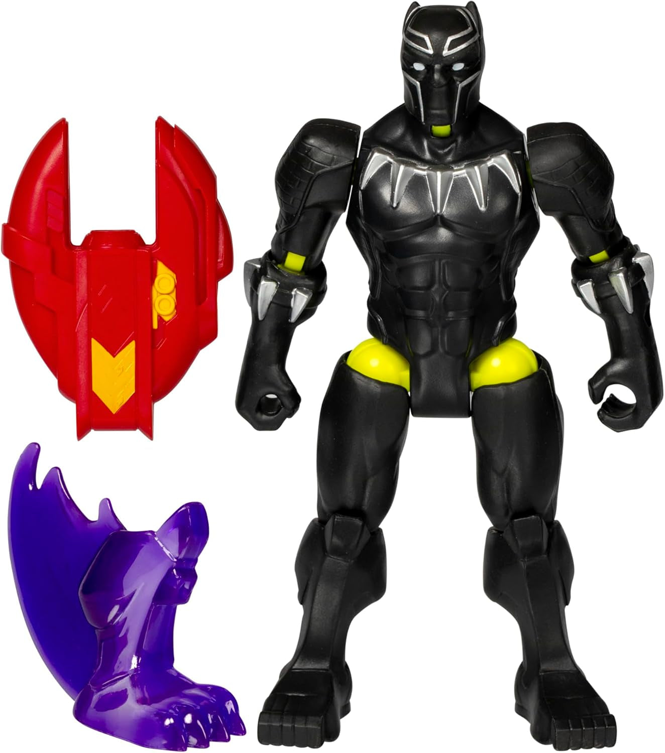 Mixmashers Marvel Captain America Avengers Figurines et accessoires à mélanger et à assortir Figurines d'action Naty Shop Black Panther