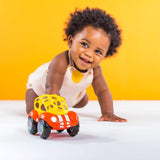 Bright Starts Oball Hochet Jouet Voiture Jouet d'Activité Motrice pour Bébés et Tout-Petits à partir de 3 Mois 1 Pièce Couleur Aléatoire Bleu ou Rouge Jouets pour Bébés Naty Shop