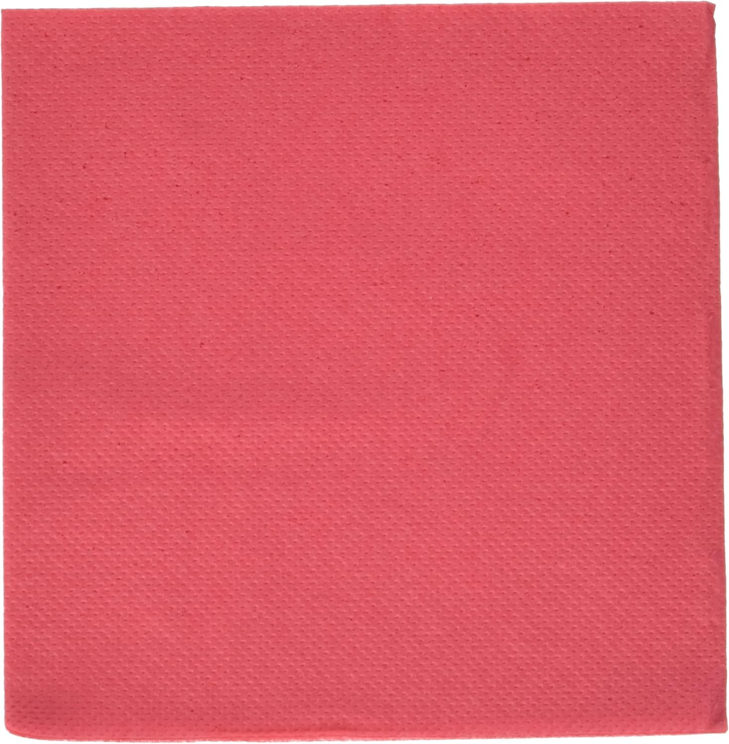 - Serviettes en papier Tex Touch - Coloris rose - Serviettes certifiées Fsc® - Recyclables et biodégradables - Paquet de 50 serviettes roses format 24 X 24 Cm