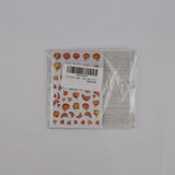 Autocollants pour ongles d'automne 3D, feuilles de citrouille, lignes géométriques, fleurs, autocollants pour ongles, Design du jour de Thanksgiving, autocollants pour ongles d'automne, accessoires pour ongles, Nail Art