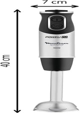 DD6558 DD655810 Quickchef Mélangeur 3-en-1, technologie Powelix, 3 Zubehörteile, Edelstahl, Stahl/Schwarz Kitchen Naty Shop