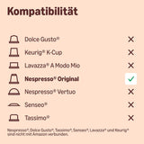 Par Amazon Capsules de café Heimkompostierbare, compatibles avec Nespresso, 100 % Arabica colombien, 20 pièces – Certifié Rainforest Alliance
