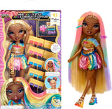 Rainbow High Hair Chalk & Styling Doll - Meline - Poupée à craie pour cheveux lavable arc-en-ciel et or 28 cm, colorier, coiffer, jouer, rincer et répéter, pour les enfants de 4 à 12 ans