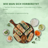 BAMBOU - Papier de riz 31 cm. (Rouleaux d'été) - 44 x 340 g - Multipack
