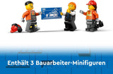 Pelle sur chenilles LEGO City, pelle jouet pour enfants à partir de 8 ans, jouet de construction avec modèle de pelle, camion à construire avec accessoires et 3 figurines 60420 Jeux de construction Besuche den LEGO-Store