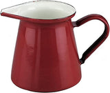 910550 – Mug à lait rouge, capacité 0,50 litre.