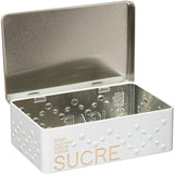 Cendrier métal type cube blanc "scandinave nature" - 5 five simplement malin
